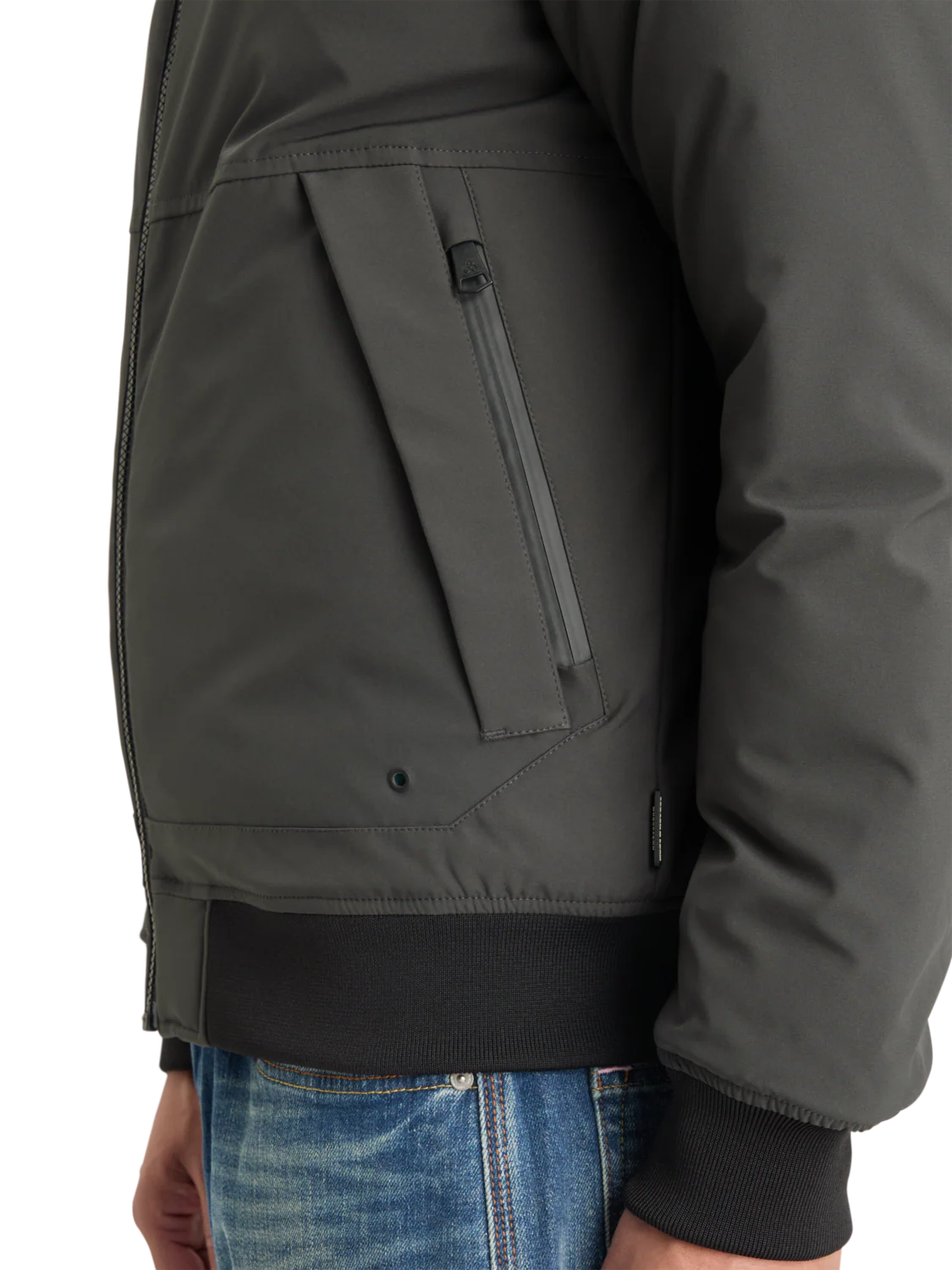 Scotch &amp; Soda Classic Stretch Hooded Softshell | Vinyl