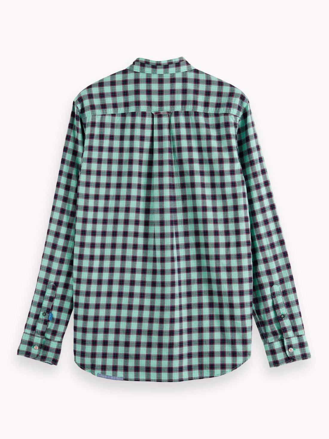 Scotch & Soda Regular Fit L/S Shirt | Checked Green