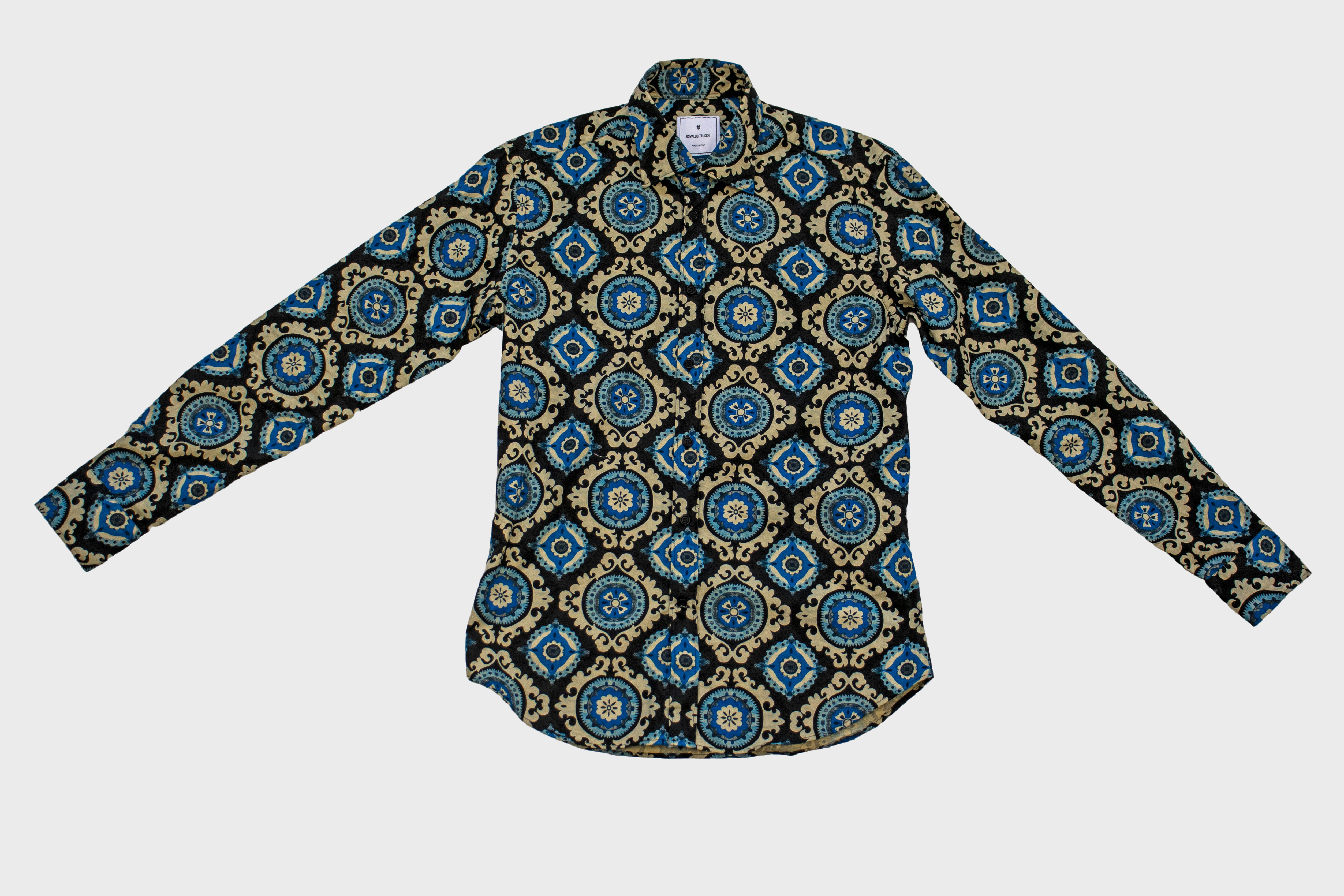 Osvado Trucchi L/S Shirt | Blue Mandala