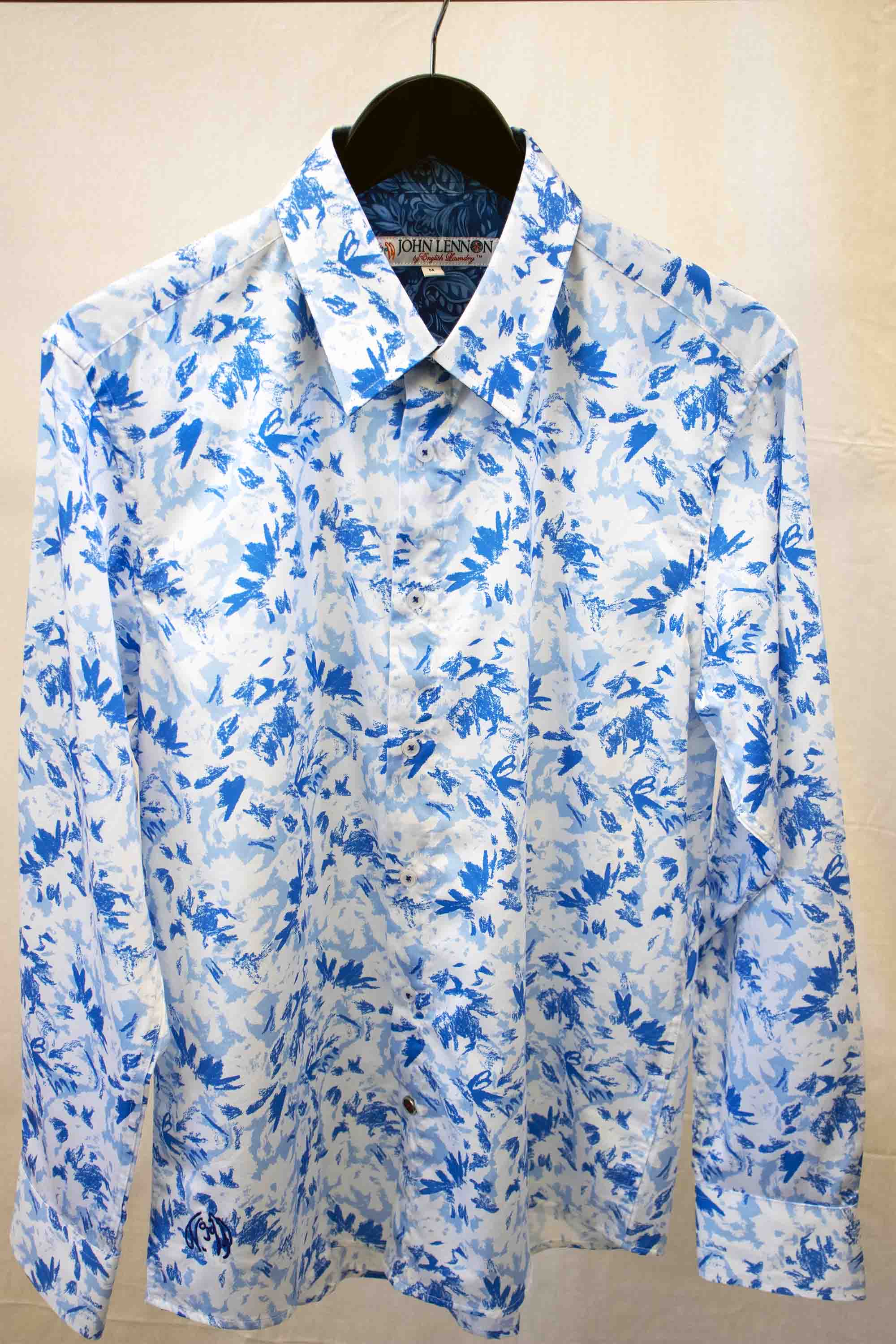 John Lennon L/S Shirt | Blue + White