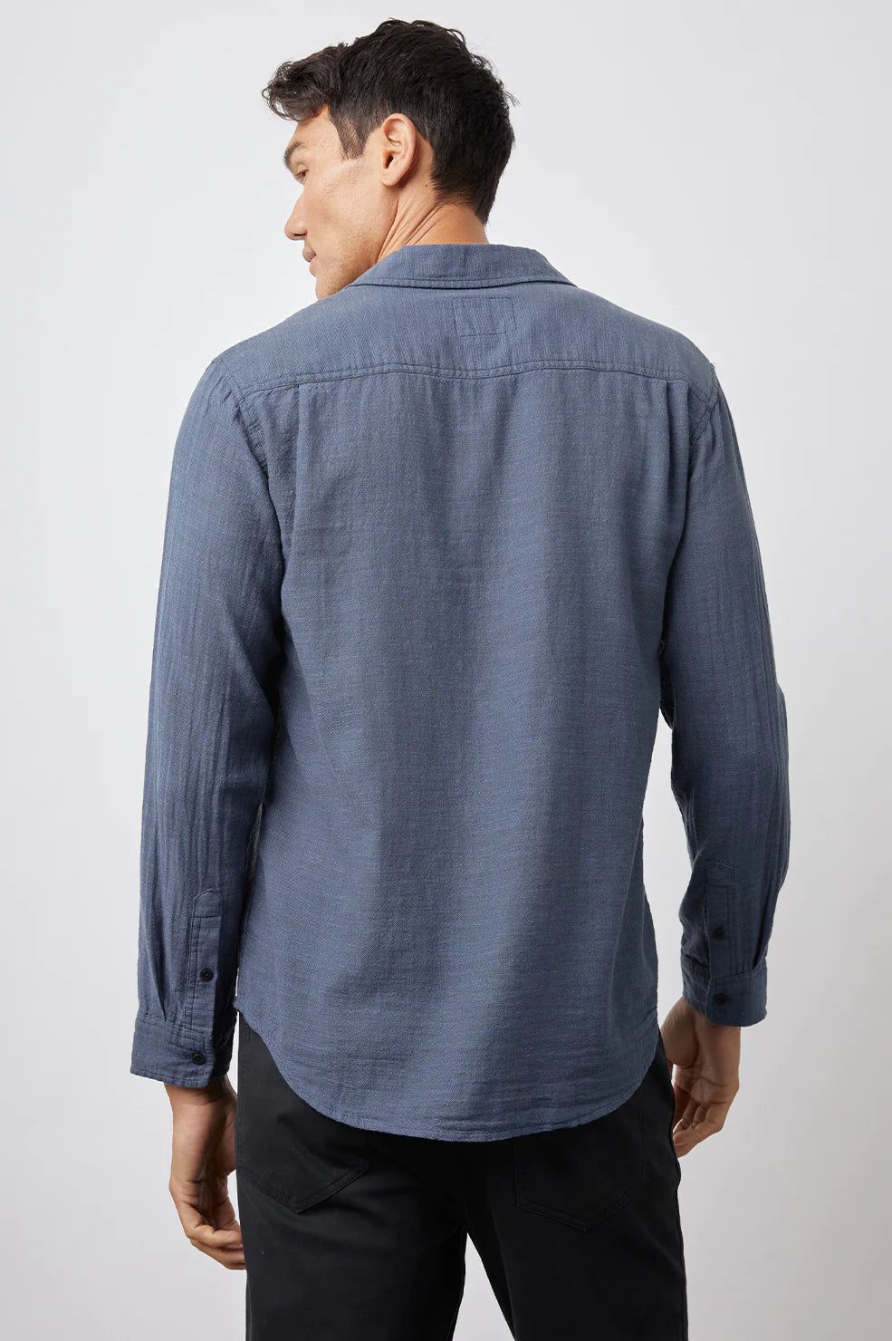 Rails Wyatt L/S Shirt | Sea Blue