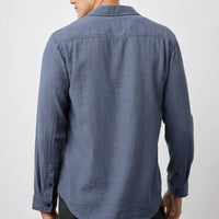 Rails Wyatt L/S Shirt | Sea Blue