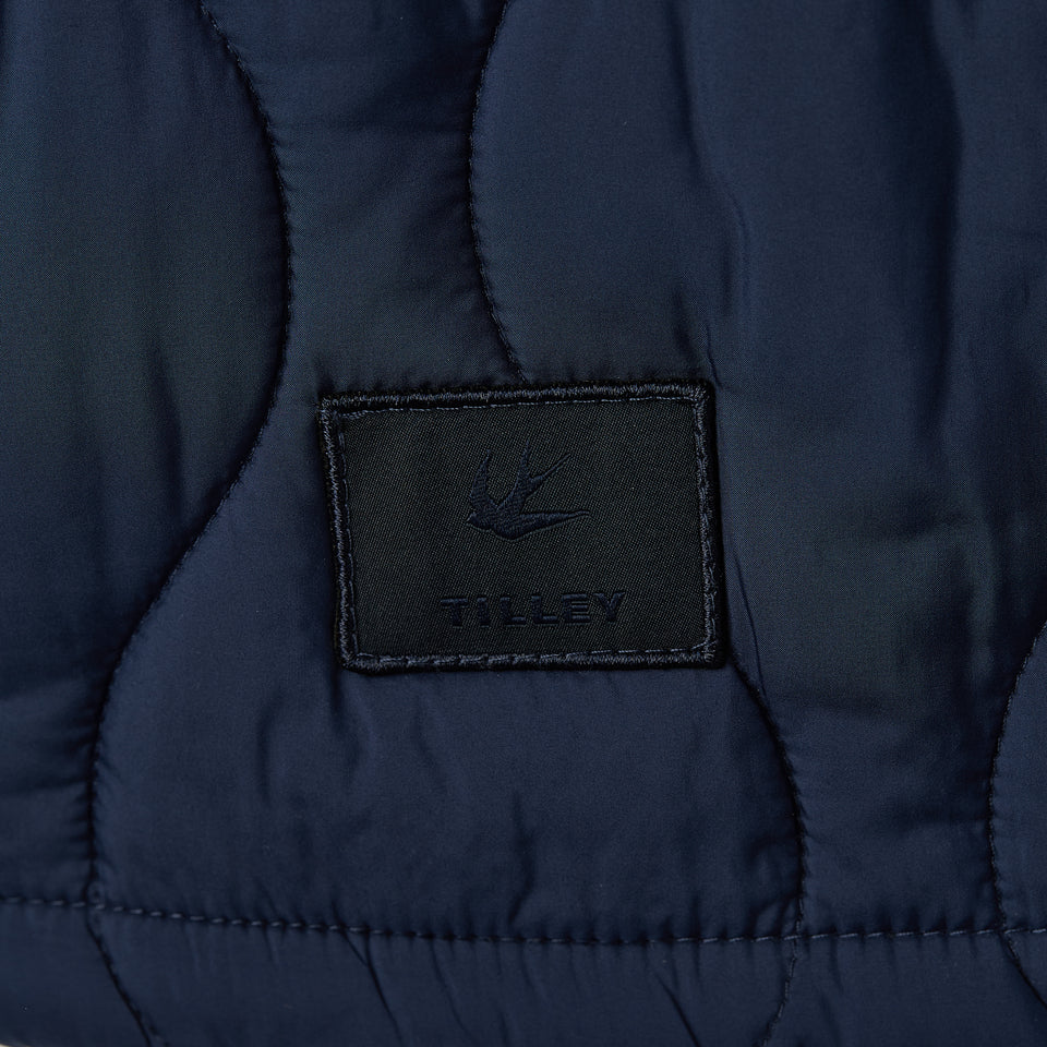 Tilley Quilted Shirt Jacket | Navy