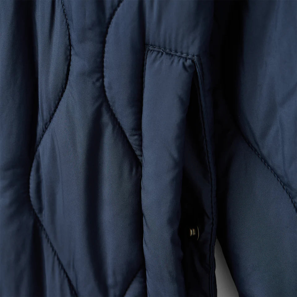 Tilley Quilted Shirt Jacket | Navy