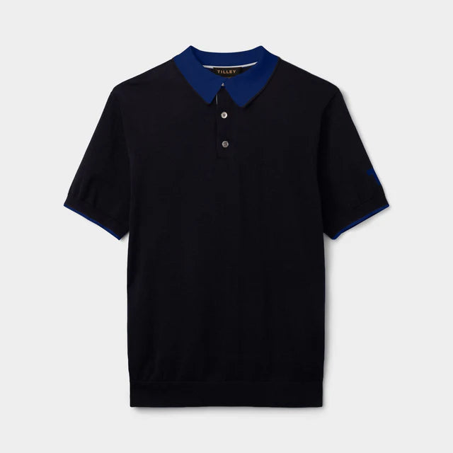 Tilley Polo Sweater | Navy