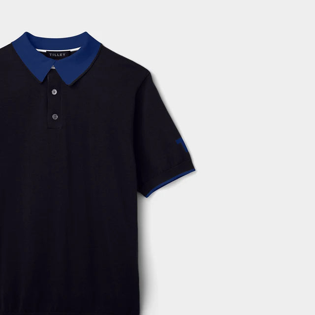 Tilley Polo Sweater | Navy