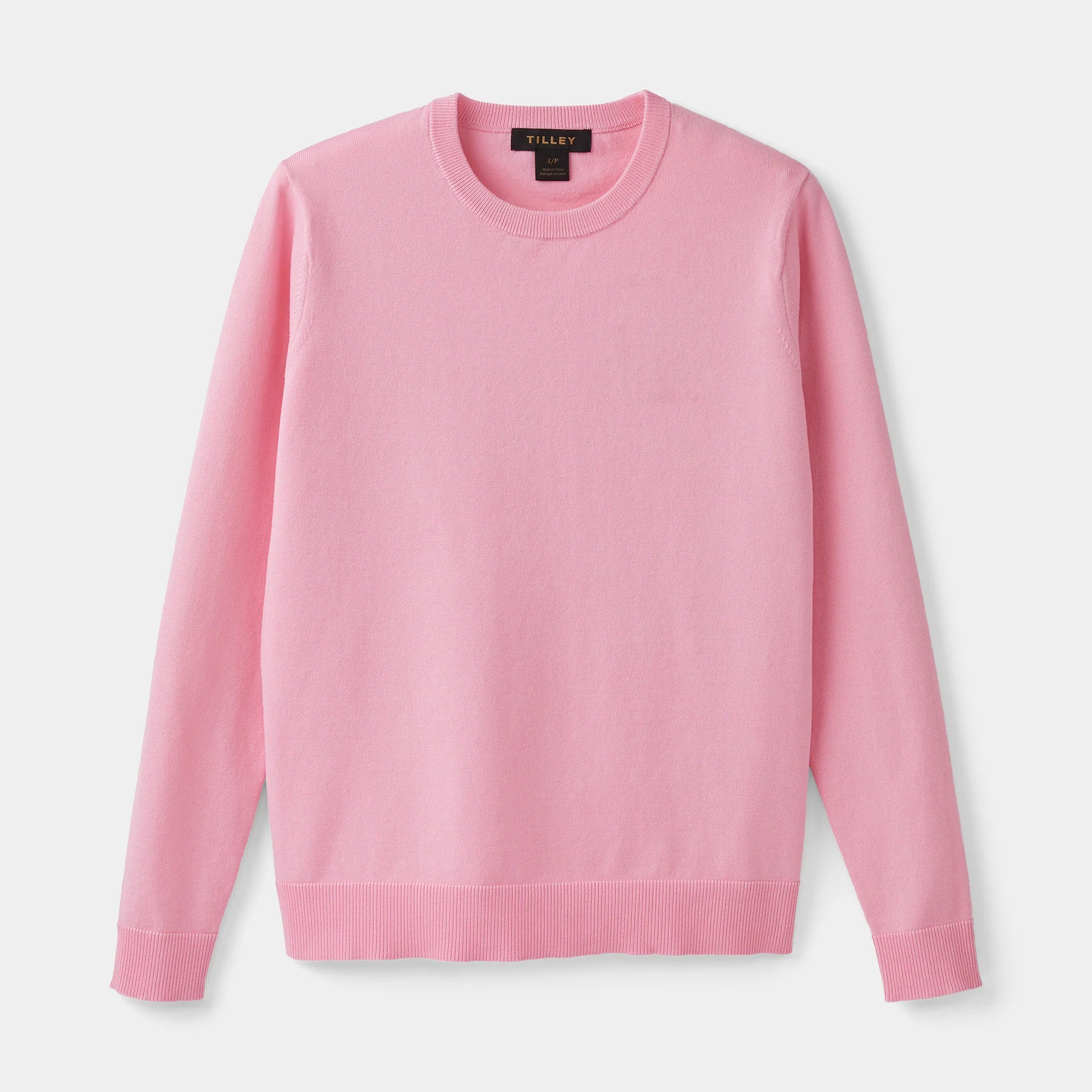 Tilley High Twist Cotton Crew | Pink