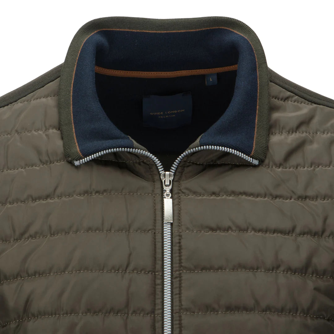 Guide London Quilted Jacket | Khaki