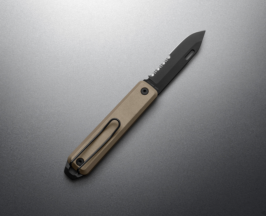 James Brand Ellis Slim | Coyote + Black Serrated