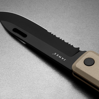 James Brand Ellis Slim | Coyote + Black Serrated