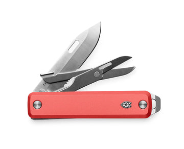 James Brand Ellis Scissors | Coral + Stainless Straight