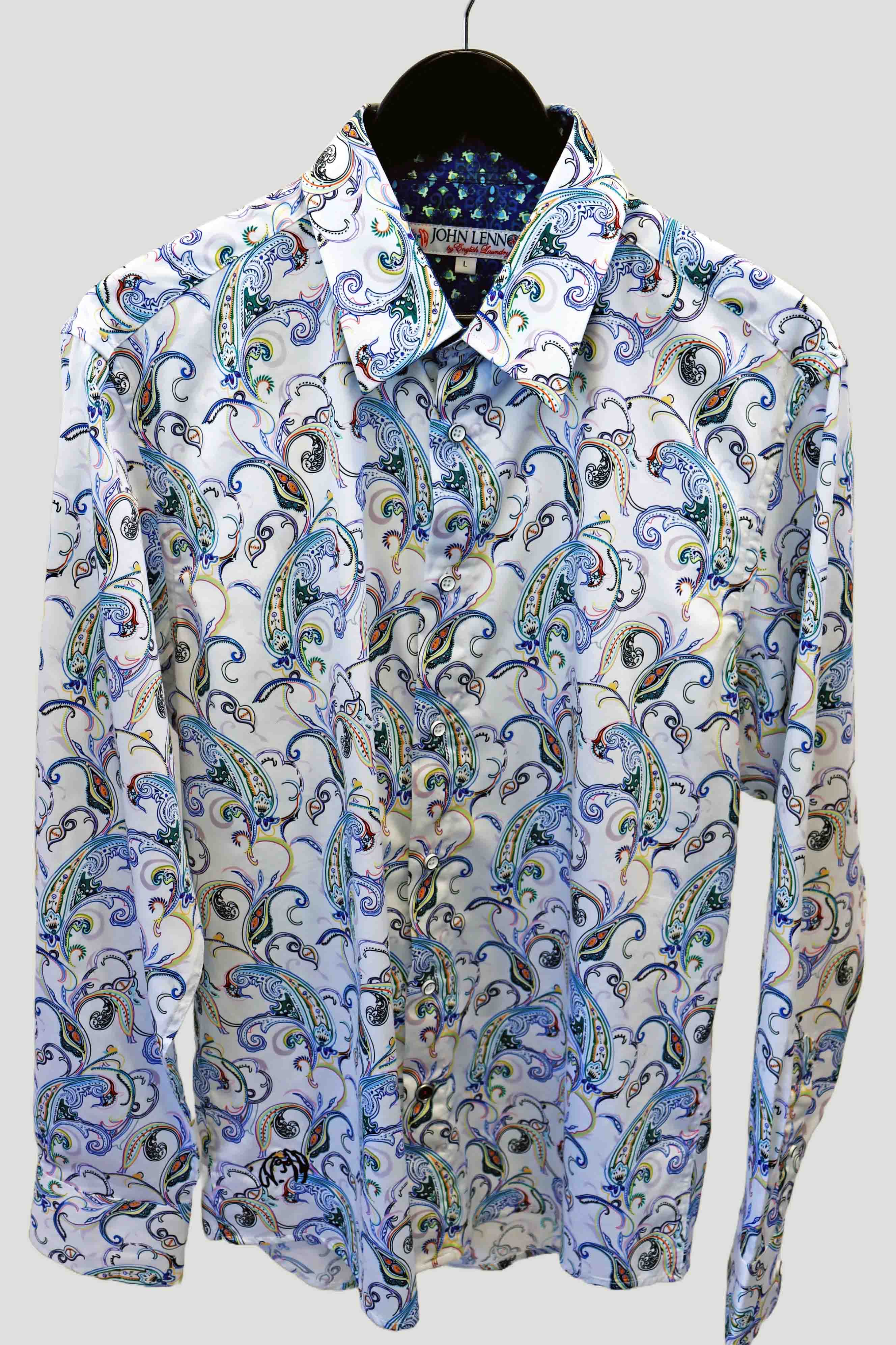 John Lennon L/S Shirt | Multi Paisley