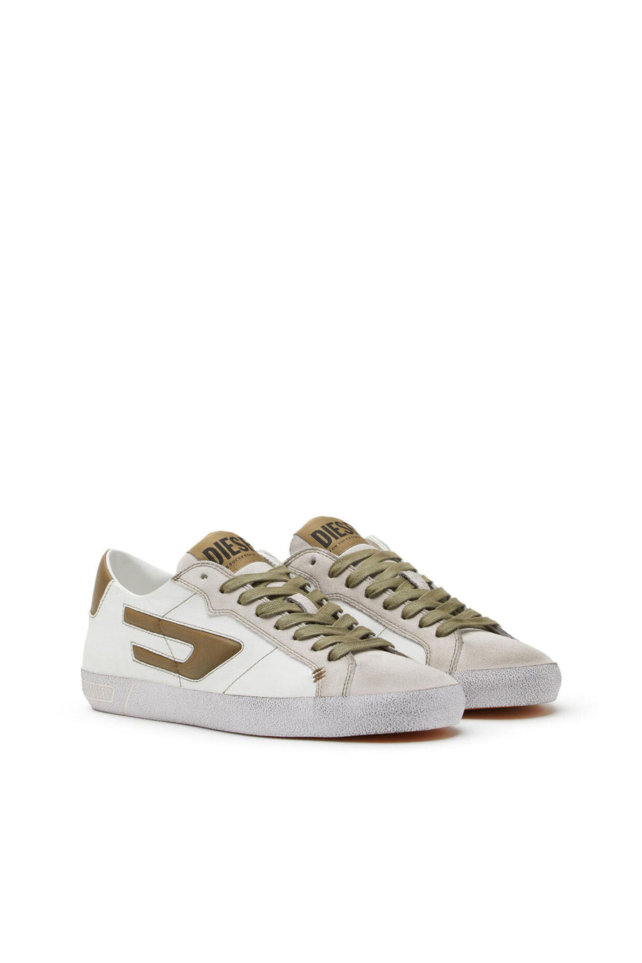 Diesel LEROJI LOW Sneaker | White & Green