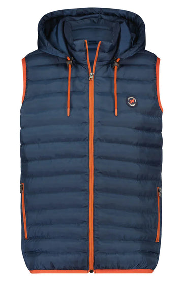 A Fish Named Fred Zip Vest | Navy
