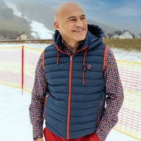 A Fish Named Fred Zip Vest | Navy