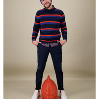 A Fish Named Fred Knit Jumper | Navy
