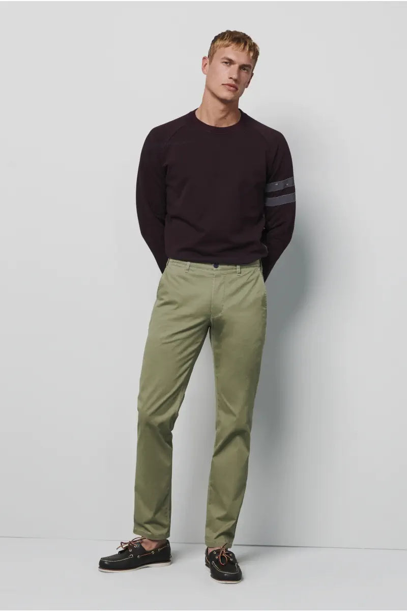 Meyer M5 Slim Chino | Light Green