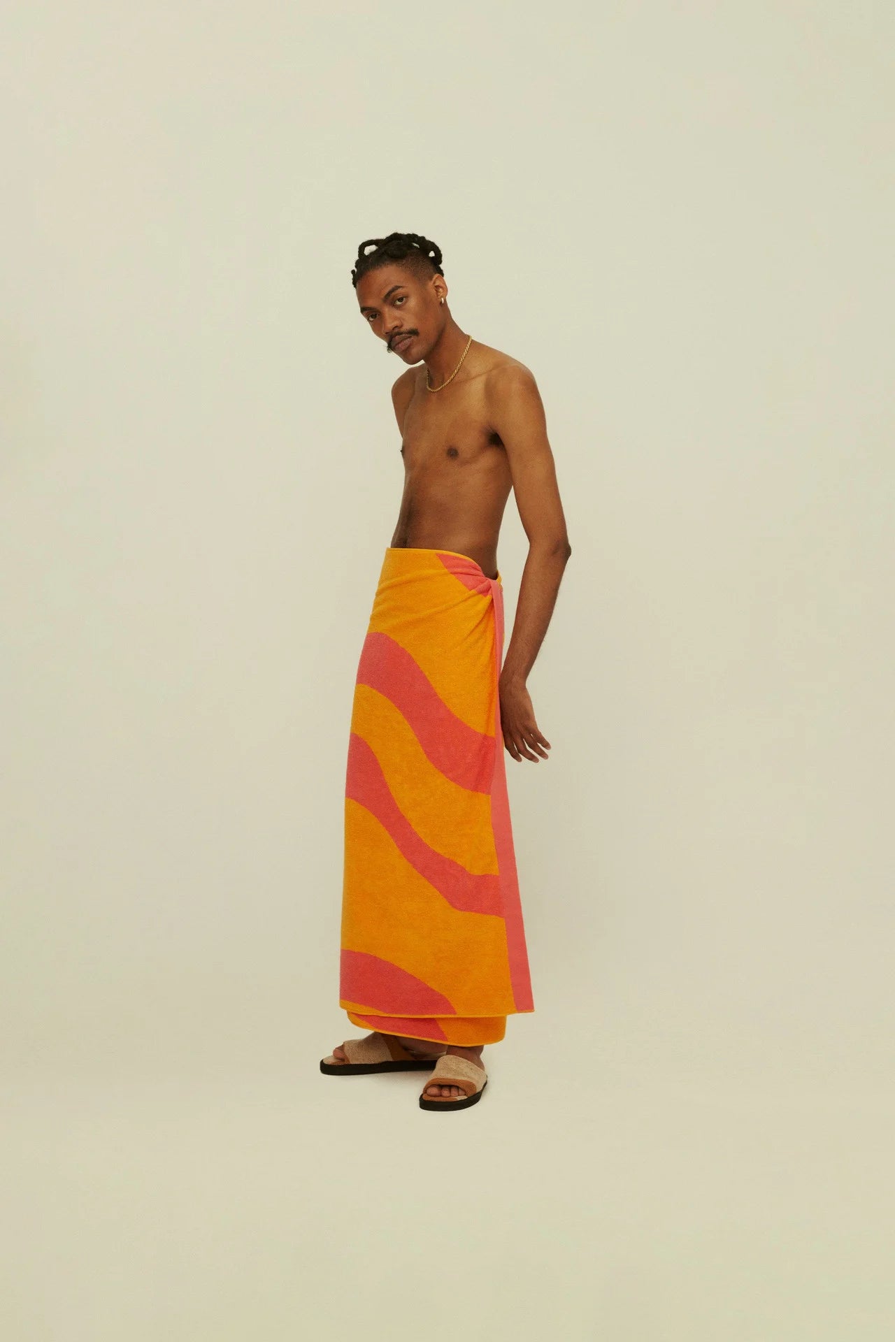 OAS Beach Towel | Pink Flow