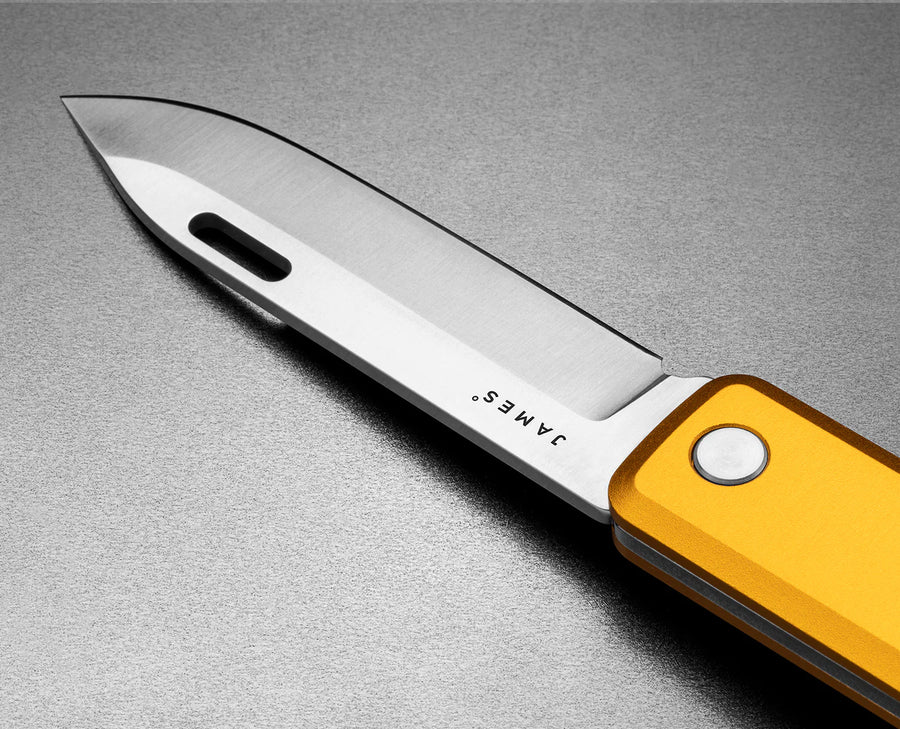 James Brand Ellis Slim | Canary + Stainless + Aluminium + Straight