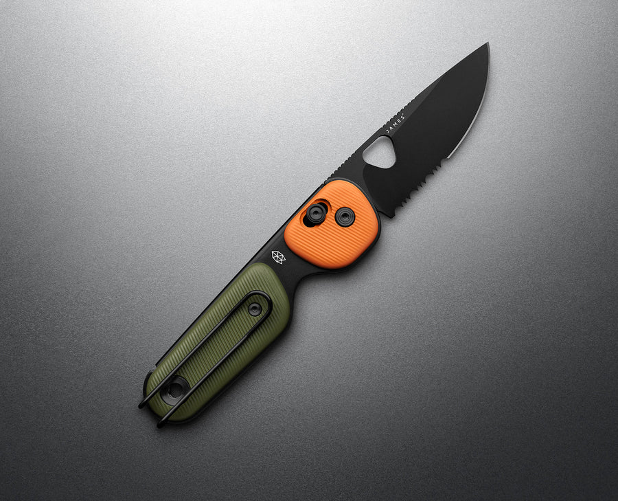 The James Brand the Redstone |Green + Orange + Black