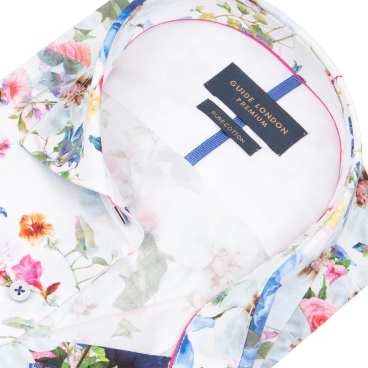 Guide London L/S Shirt | Placement Floral Print