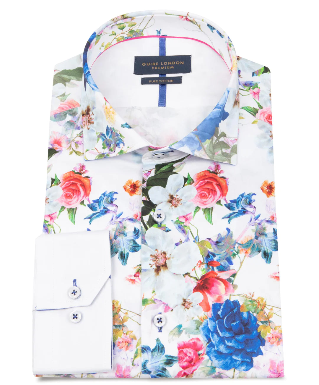 Guide London L/S Shirt | Placement Floral Print
