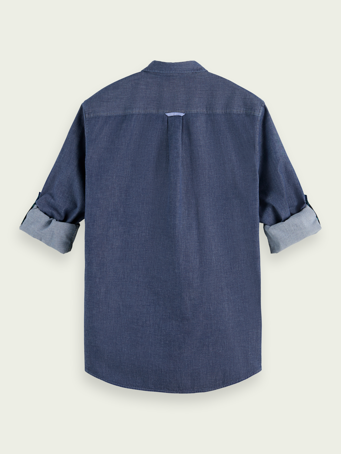 Scotch &amp; Soda Chambray L/S Shirt | Indigo Blue