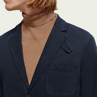 Scotch & Soda Structured Garment Dye Blazer | Navy