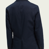 Scotch & Soda Structured Garment Dye Blazer | Navy