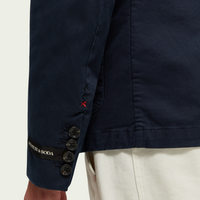 Scotch & Soda Structured Garment Dye Blazer | Navy