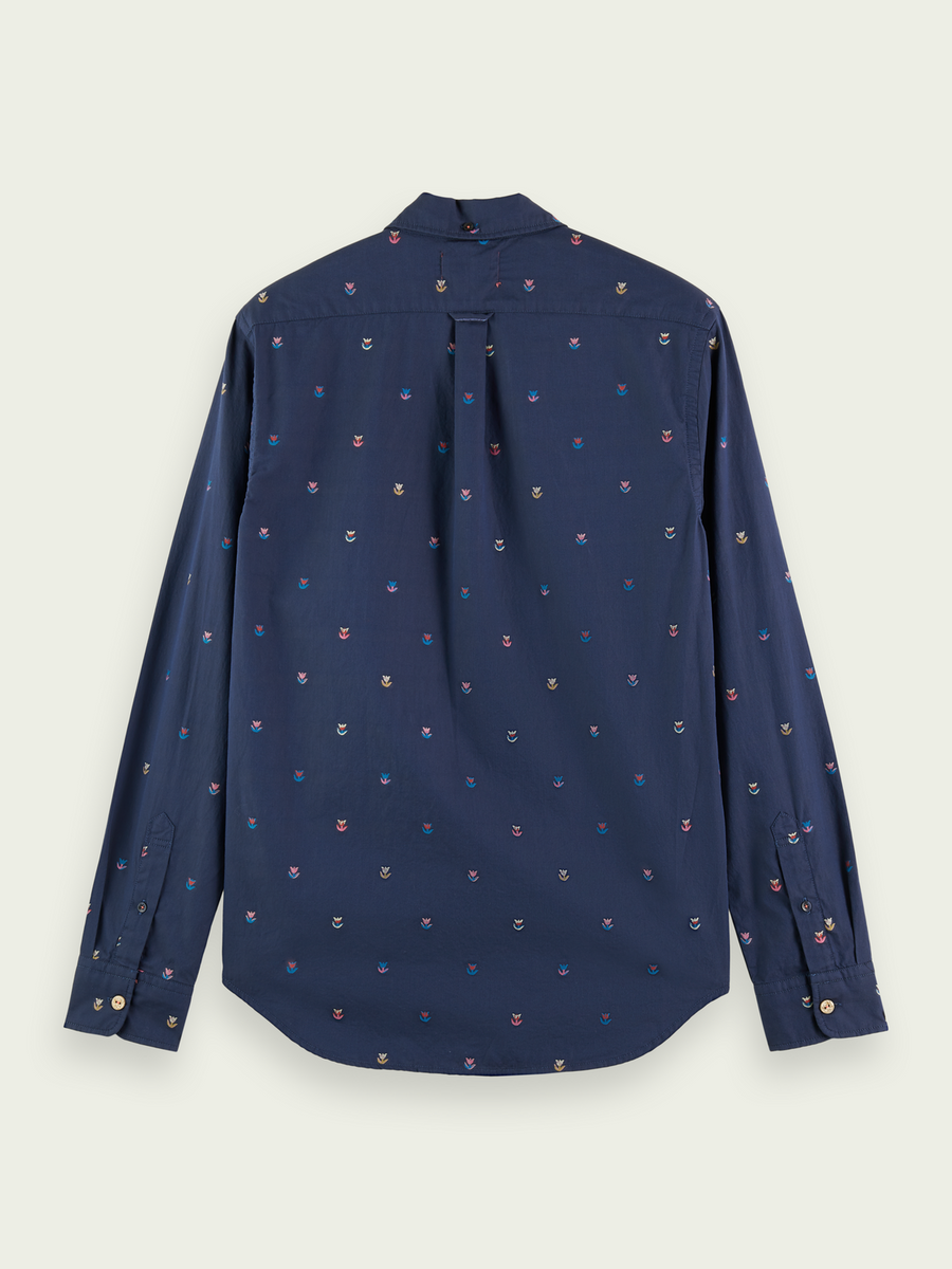Scotch & Soda Jacquard L/S  Shirt | Combo C