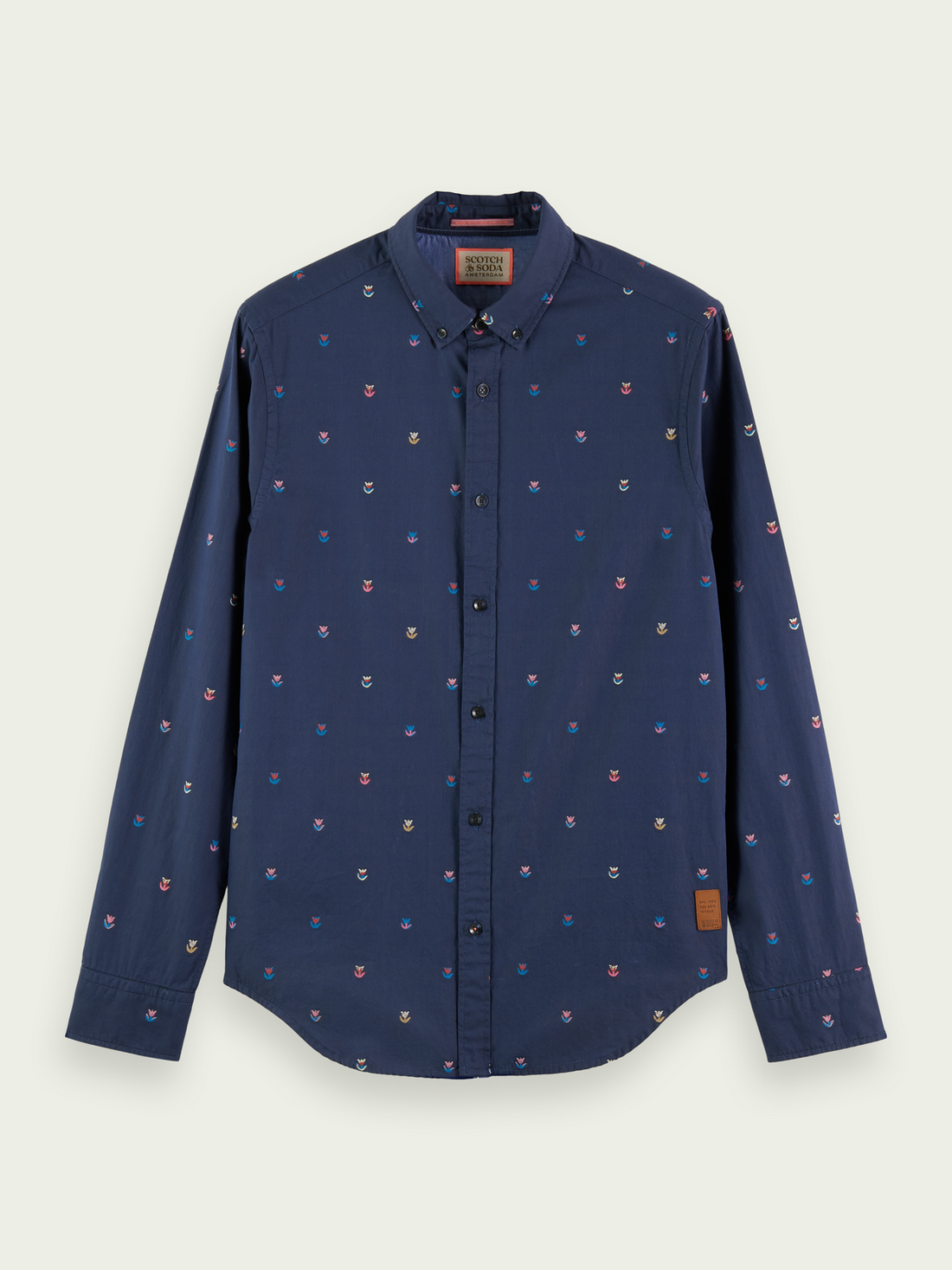 Scotch & Soda Jacquard L/S  Shirt | Combo C