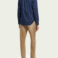 Scotch & Soda Jacquard L/S  Shirt | Combo C