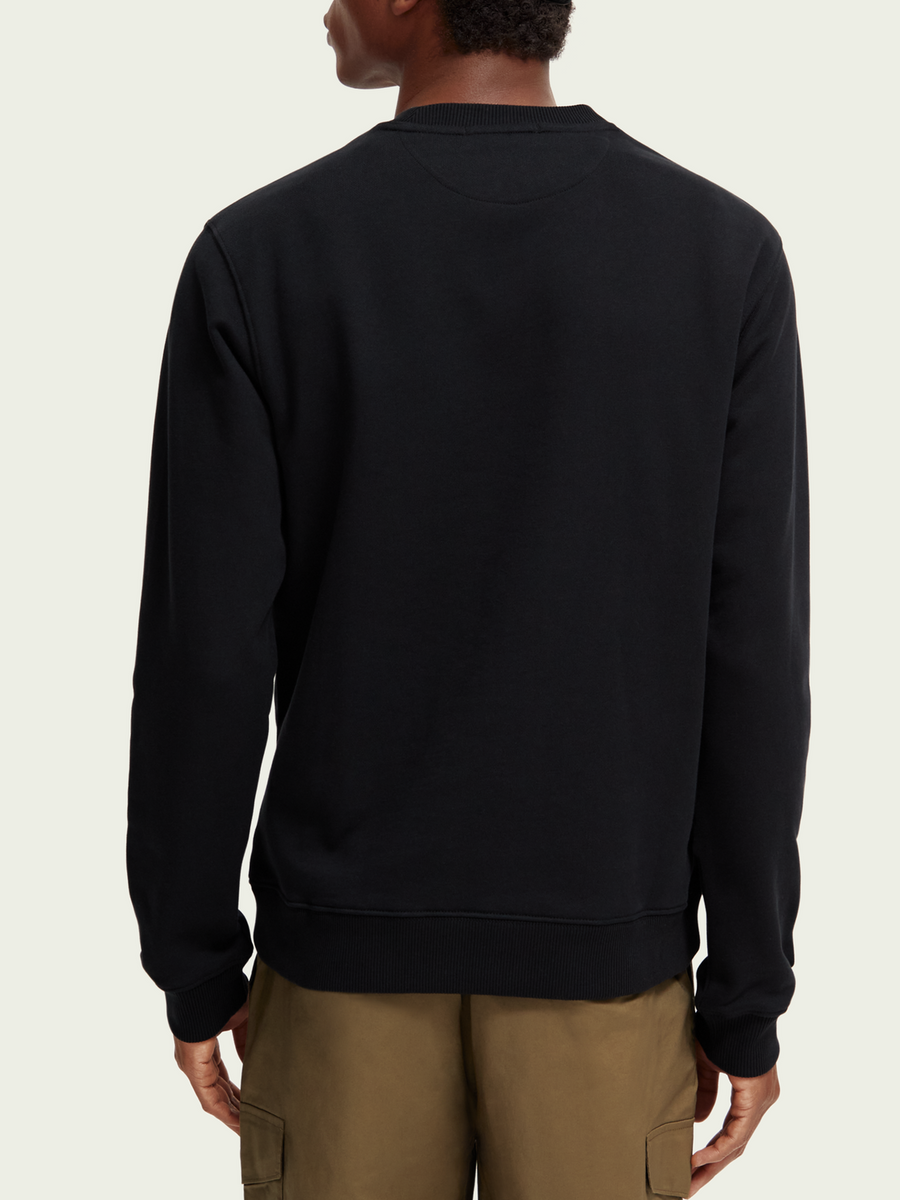Scotch & Soda Organic Cotton Sweatshirt | Black