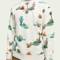 Scotch & Soda Printed Crewneck Sweatshirt | Combo D