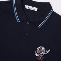 Ben Sherman S/S Polo | Navy Strolling Record