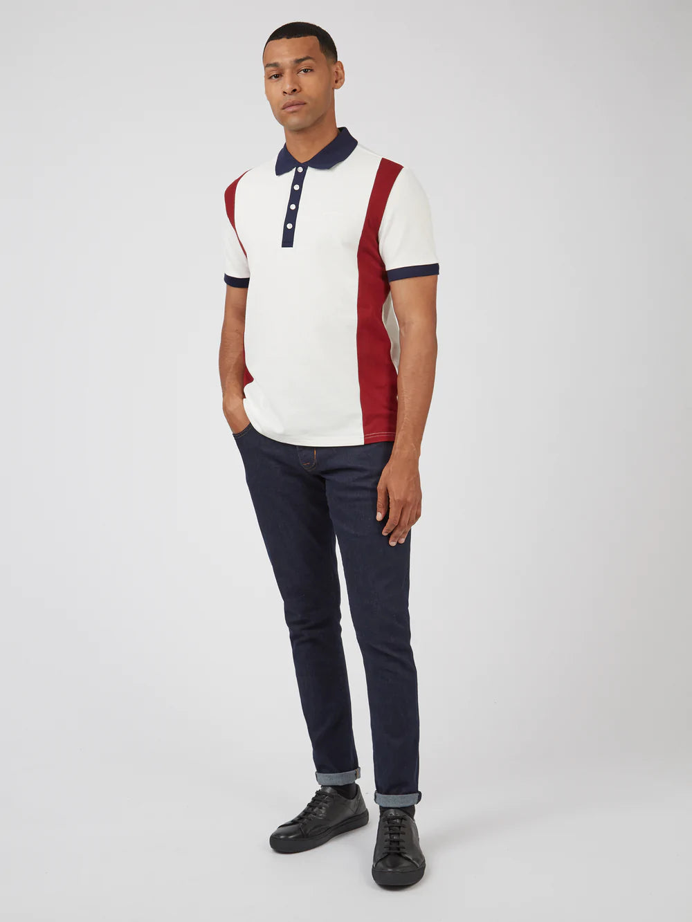 Ben Sherman Vintage Sports Polo | Snow White