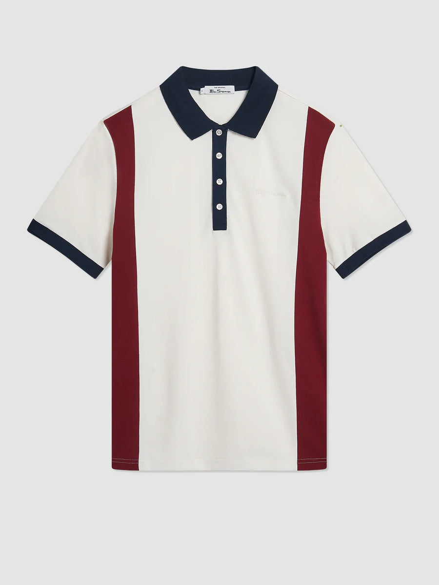 Ben Sherman Vintage Sports Polo | Snow White