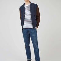 Ben Sherman Striped Tee | White