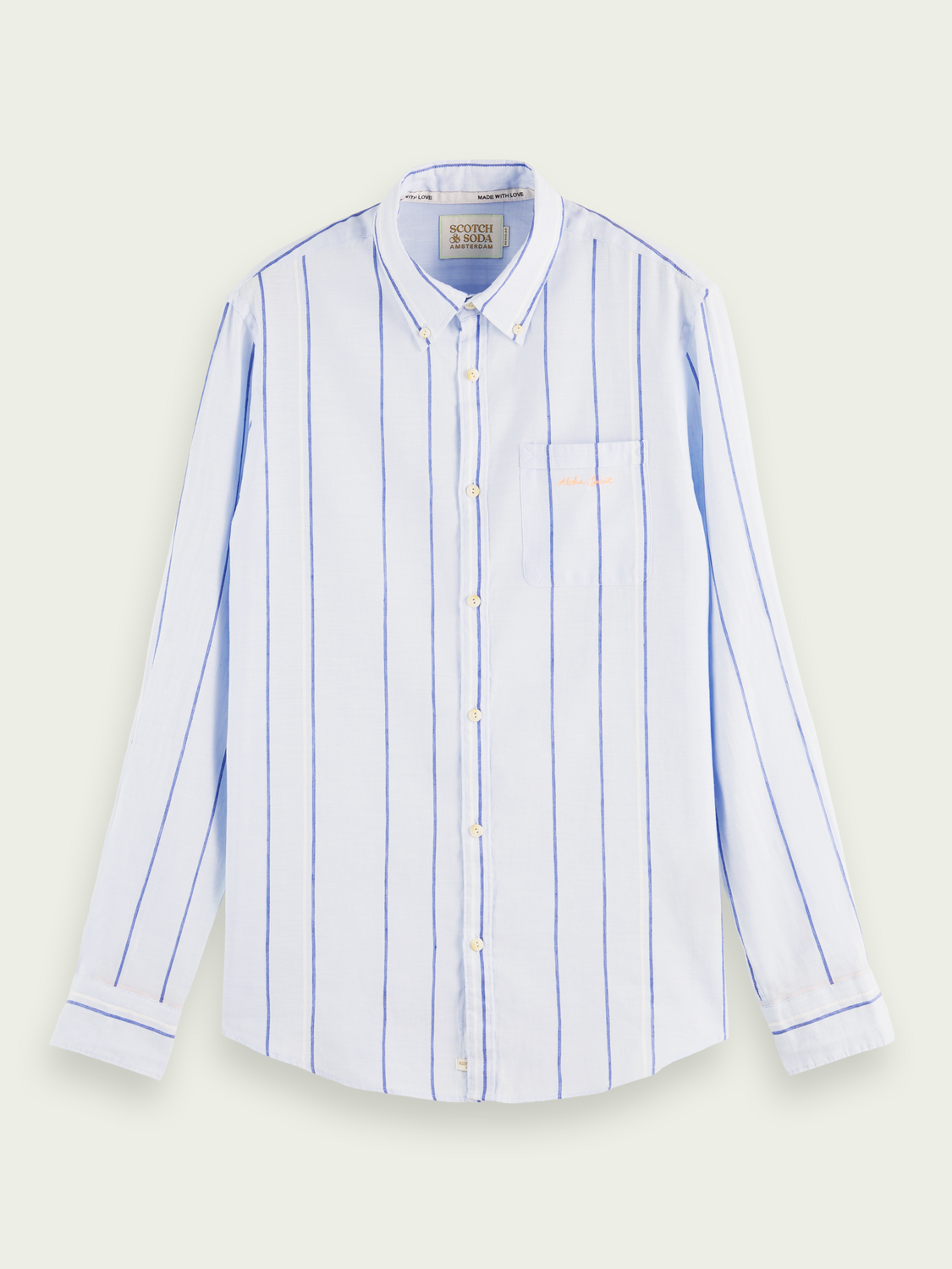 Scotch &amp; Soda L/S Shirt | Regular Stripes