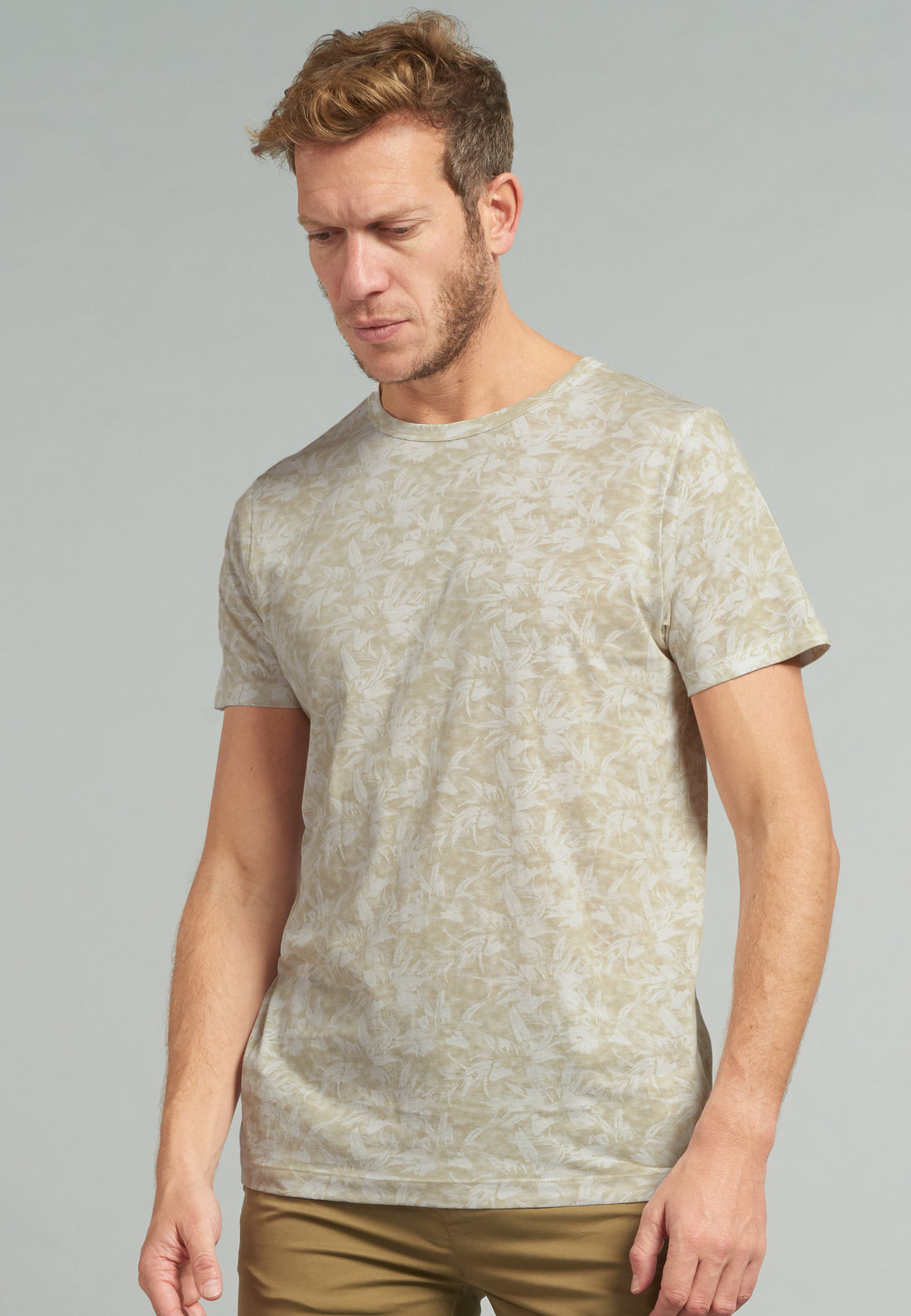 Dstrezzed Crew Tee | Sand or Navy