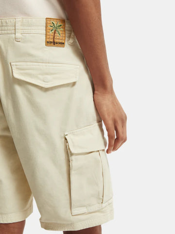Scotch & Soda Cargo Shorts | White Sand