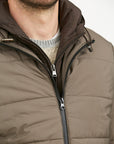 Florentino Padded Jacket with Removable Hood | Chestnut