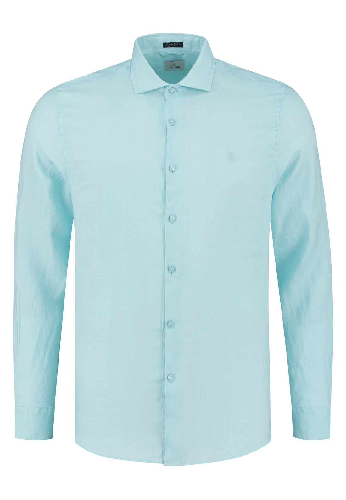 Dstrezzed Jagger L/S Linen Shirt | Azure Blue