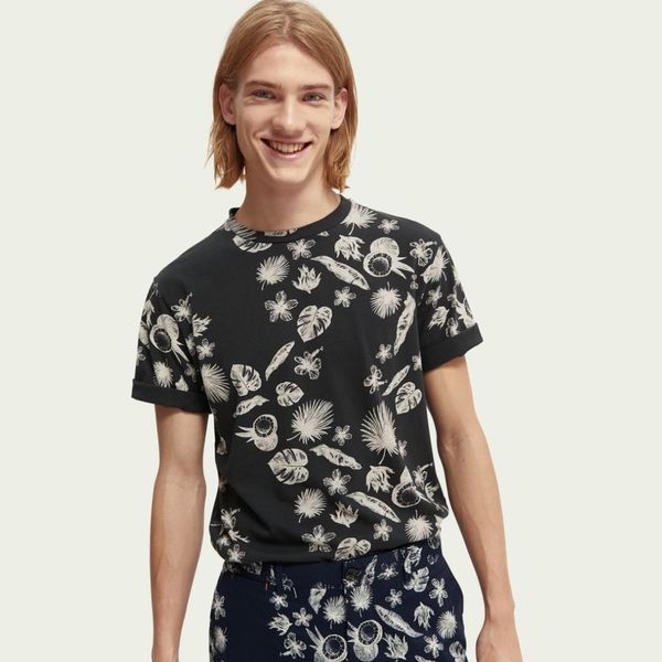 Scotch & Soda Printed Jersey T-Shirt | Combo B