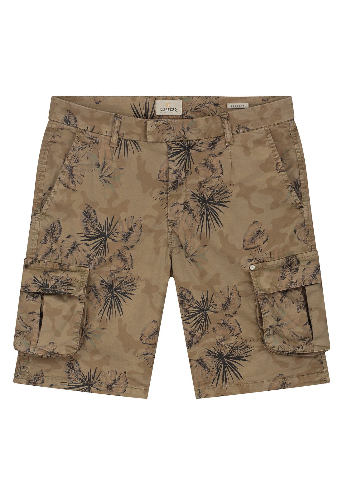 Dstrezzed Camo Cargo Short | Flower Sepia