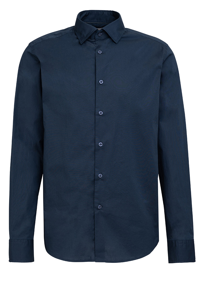 Fil Noir Angelo HBD L/S Shirt | Nightblue