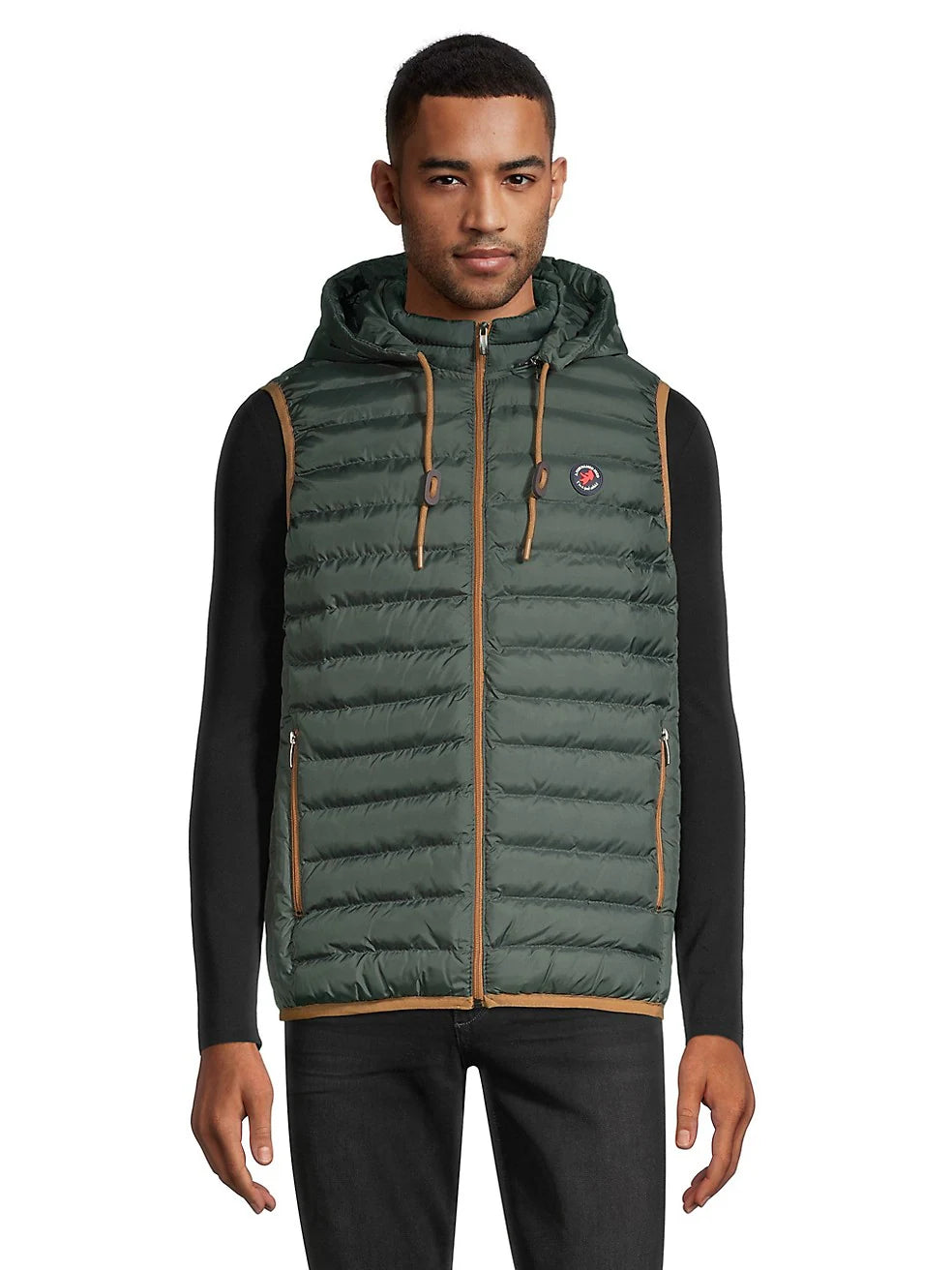 A Fish Named Fred Zip Vest | Green
