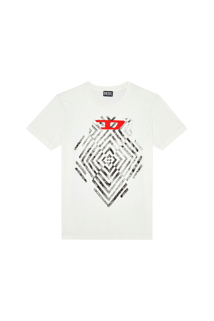 Diesel T-DIEGOR Tee | Cream & Red