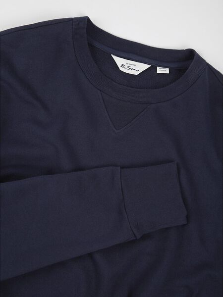 Ben Sherman B Logo Crew Sweatshirt | Marine